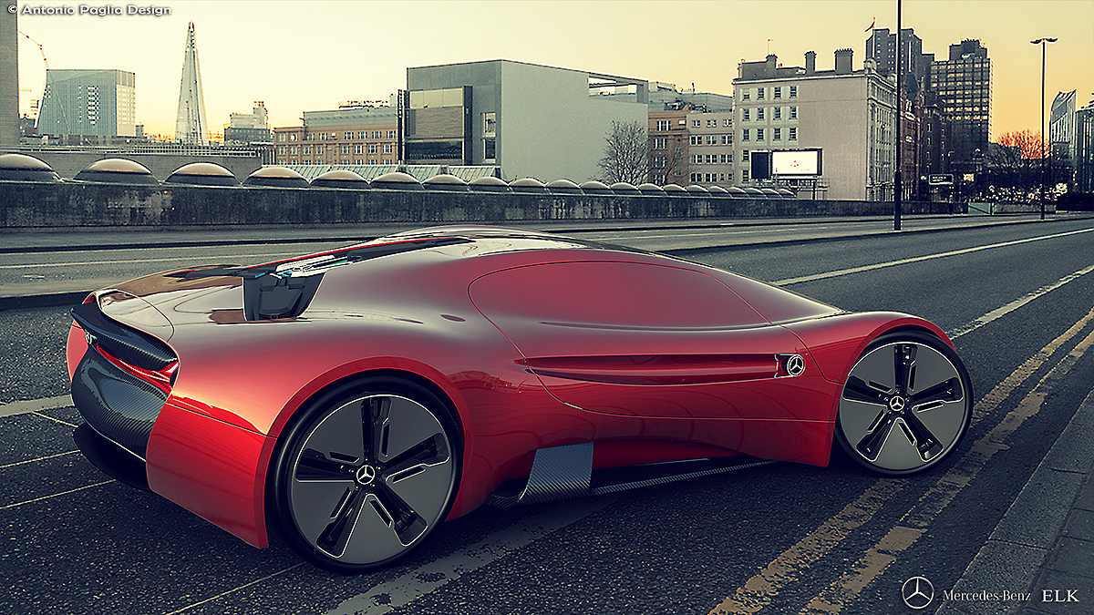 Elk，Benz，Elk electric vehicle，conceptual design，